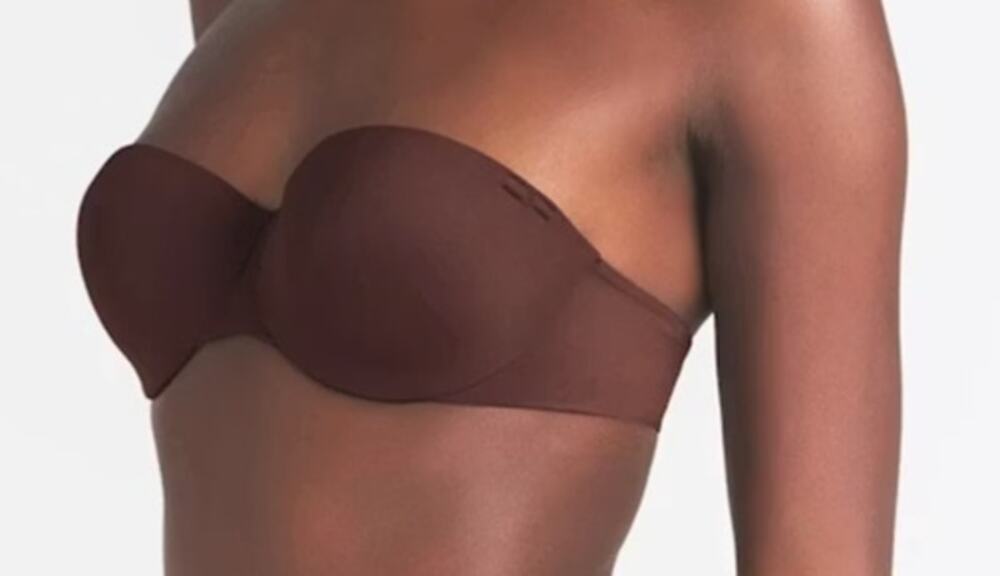 New SKIMS Smoothing Intimates Unlined Strapless Bra Cocoa Size 36B